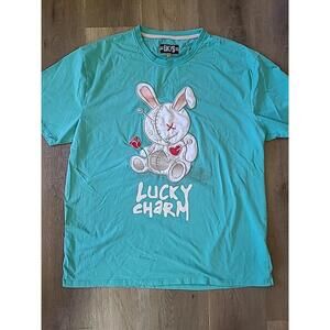 BKYS Lucky Charm Blue Bunny Tshirt Women's 5XL